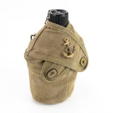WWII US Marine Navy Cross Flap Canteen-1943