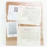 WWII Canadian RCAF Officer Promotion Document Lot