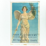 WWI US Share The Victory War Stamp Poster-Coffin