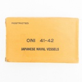 WWII USN Japanese Naval Vessels Recognition Manual