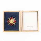 WWII Japanese Army Navy Wound Badge In Case