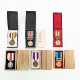 WWII Japanese Cased Medal Lot-China-Russo Taisho