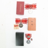 WWII Japanese Red Cross Medal Lot-Woman and Life
