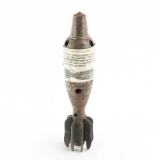 WWII Era Spanish 50mm Valero Modelo Mortar Round