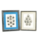 Civil War Rebel-Union General Etching Set 1862