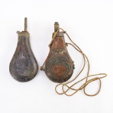 Civil War US Army Musket Black Powder Flask Lot