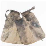 Vintage Leather Batwing Chaps