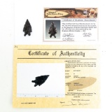 Black & Red Obsidian Arrowhead