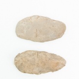 2 Native American Stone Scrapers