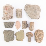 9 Pre Columbian Artifacts