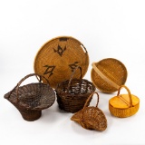 Lot of 6 Baskets