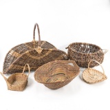 Lot of 5 Baskets