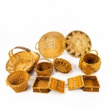 Lot of 9 Baskets