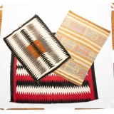 Lot of 3 Vintage Navajo Rugs