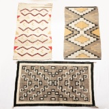 Lot of 3 Navajo Regional Weavings