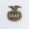 Antique P.O.D. Police Hat Badge #8647