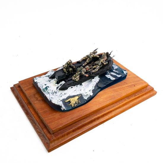 Seal Team boat Display model