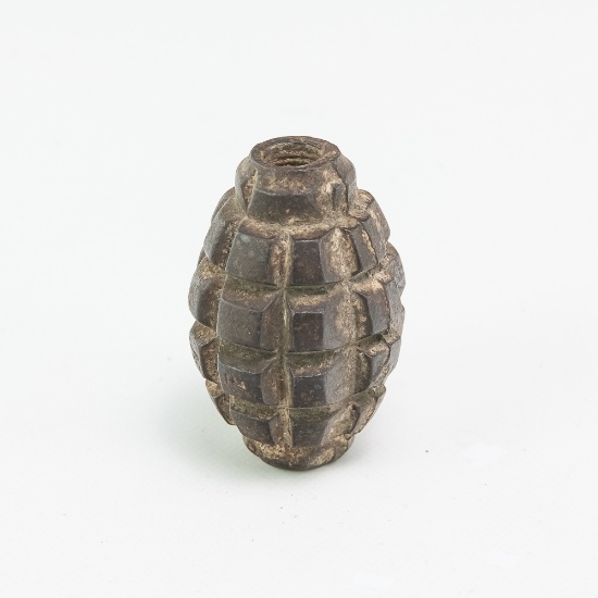 WWI WWII French F1 Grenade Body-"VF" Marked