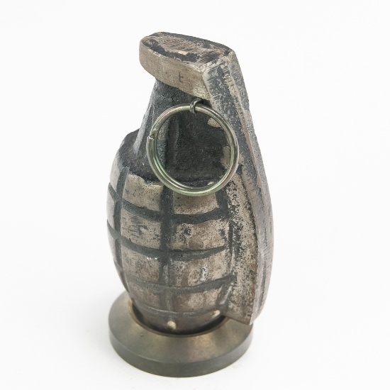 WWII US Mark 1A1 Grenade Trench Art Desk Display