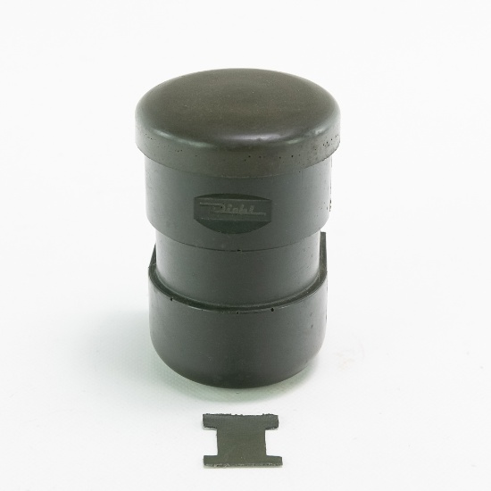 German Green Foam Rubber Grenade Carrier- Diehl