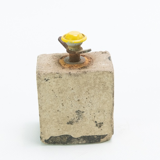 WWII German Volkshandgranate Cinder Box Grenade