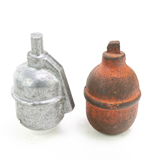 East German RGD-5 Practice Hand Grenade Lot (2) A