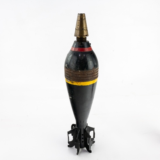 WWII Japanese Type 97 81mm Mortar Round