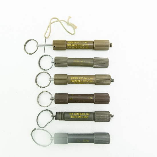 US Military M60 Time Blasting Igniter Fuze Lot (6)