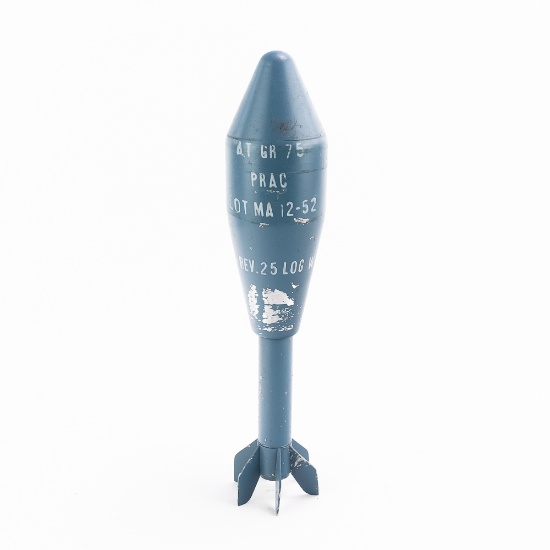 Belgium Practice AT GR 75 Anti-tank Rifle Grenade