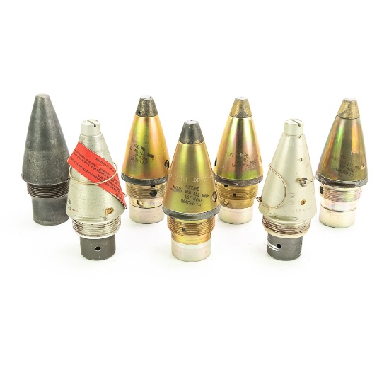 US Artillery Fuse Lot (7) M51, M51A5, M524A6, M73