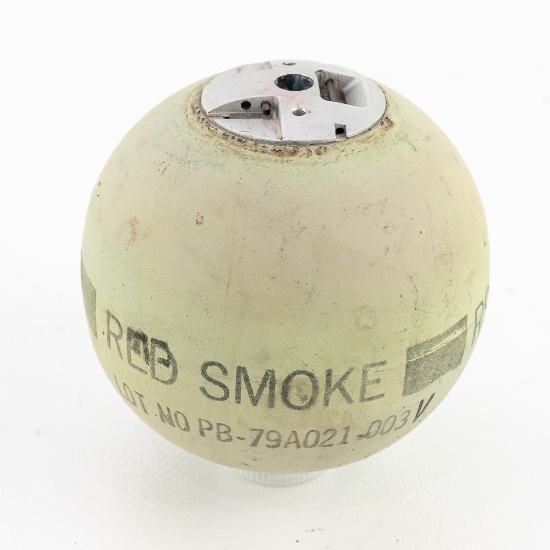 Vietnam War Era US M48 Red Smoke Grenade