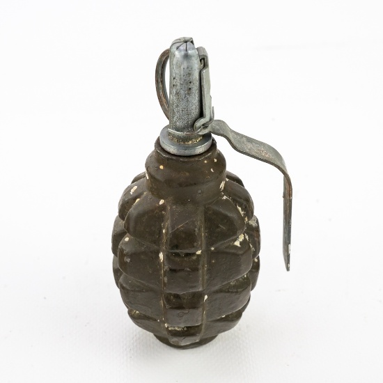 Post WWII? Soviet Russian F1 Grenade-White/Green