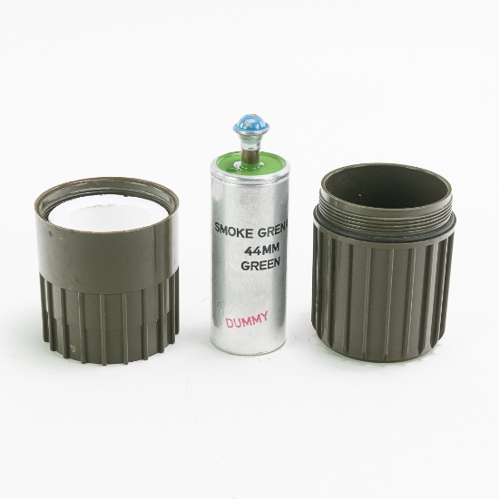 West German 44mm Smoke Grenade W/ Container