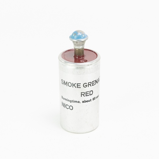 German Nico Pyrotechnik Smoke Grenade-Red
