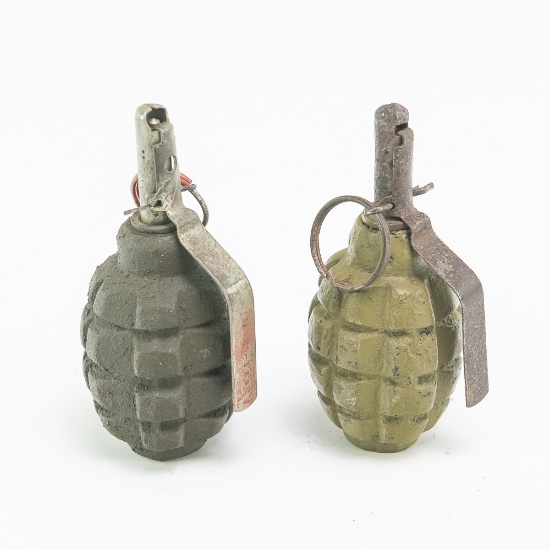Cold War Soviet Russian F1 Frag Hand Grenade Lot 2