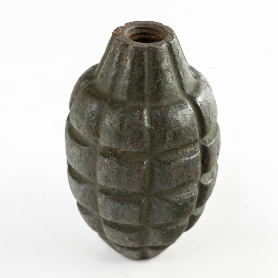 Pre WWII MKII Hand Grenade Body-Gray Color