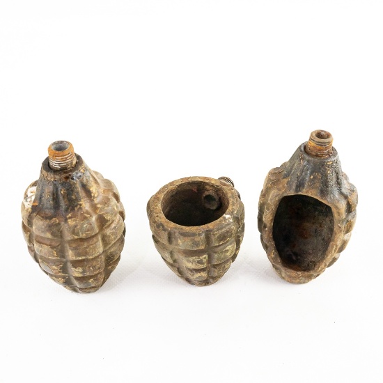 Unknown US MKII Hand Grenade Modified Bodies Lot 3