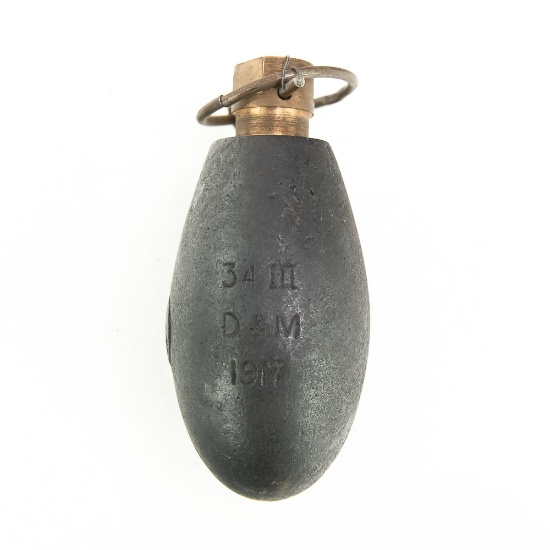 WWI British No. 34 Mark III Grenade-Dated 1917