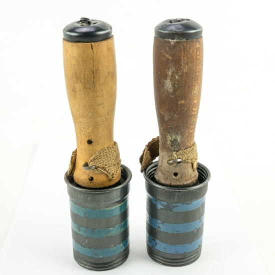 WWII Hungarian M42 Stick Grenade Trainer Lot (2)