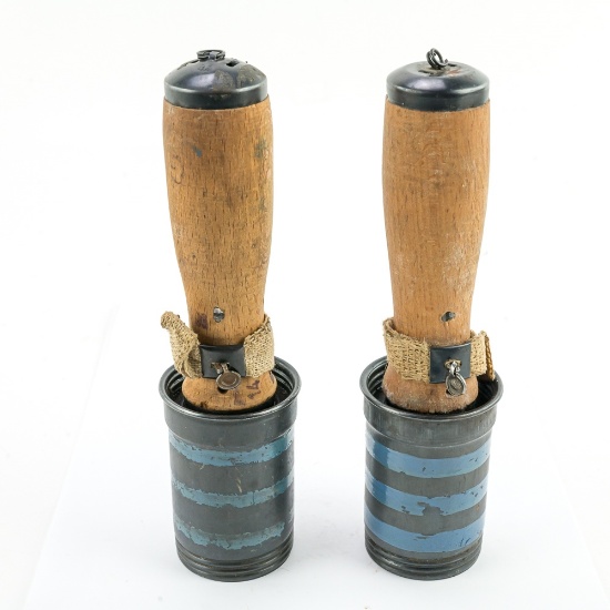 WWII Hungarian M42 Stick Grenade Trainer Lot (2)