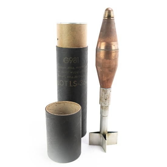 Cold War US M31 30 Cal Practice Rifle Grenade