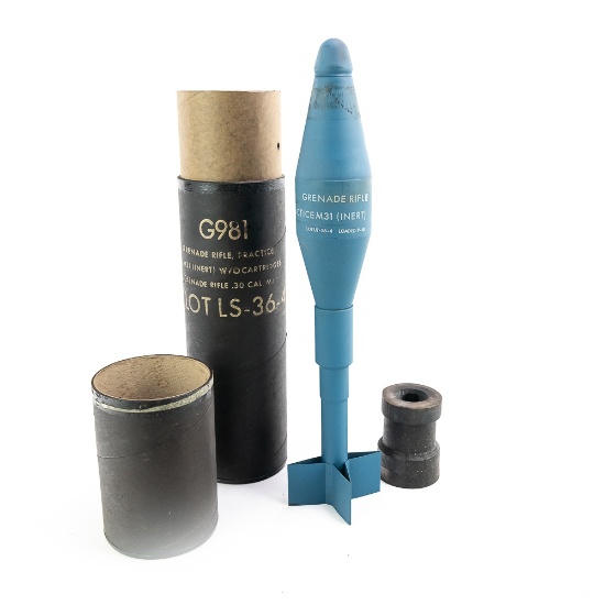 Cold War US M31 30 Cal Practice Rifle Grenade-1963