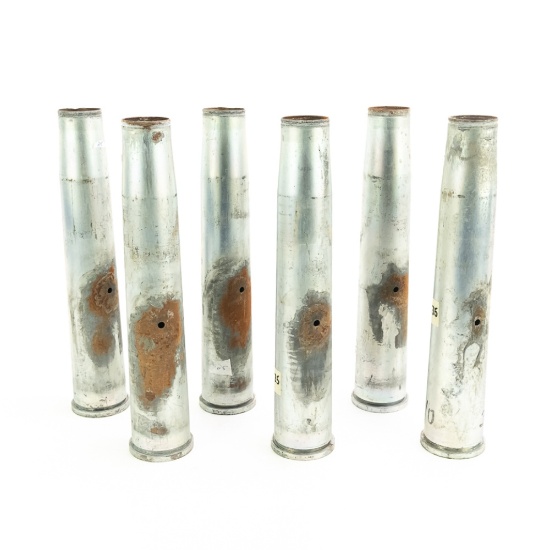 US Navy 40mm MK 3 MOD O Steel Shell Lot (6)