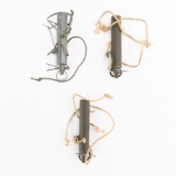 WWII US M6 Mine Booby Trap Firing Device Lot (3)