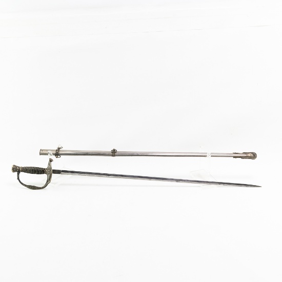US Model 1860 Staff & Field Officer Sword-Late19th