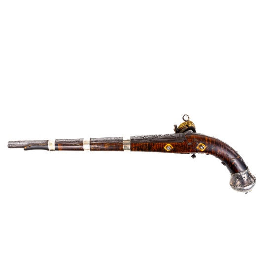 Antique Flintlock .60 14" Pistol (C) nsn