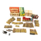 Mixed Lot of ammunition 303,30 Carbine etc.