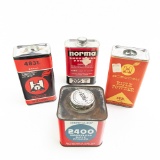 4 Cans Vintage Gun Powder