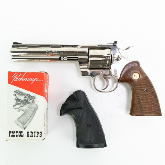 Colt Python .357mag 6" Nickel Revolver V06060