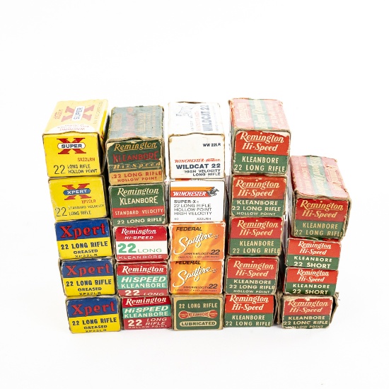 Vintage Collector .22LR Ammunition Lot